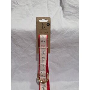 Ellen Degeneres Ed Dog‎ Leash Red, White Blue, 4-Foot , Farm Animal Print, NWT